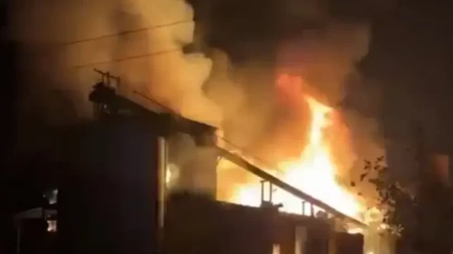 Bandırma'da yağ fabrikasında büyük yangın!