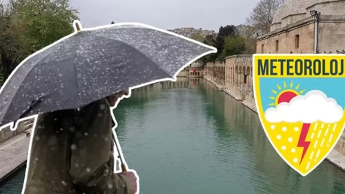 Meteoroloji'den Gaziantep, Şanlıurfa ve Adıyaman için kuvvetli yağış uyarısı!