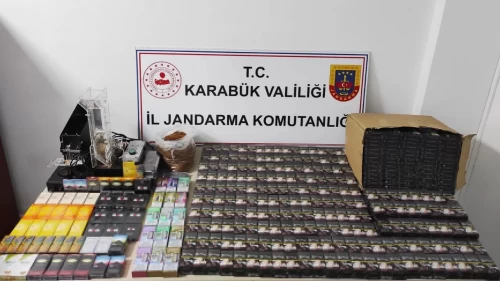 Karabük’te kaçak ürünlere jandarma baskını