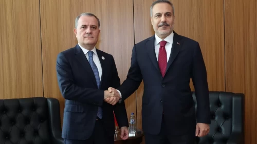 Bakan Fidan, Azerbaycan Dışişleri Bakanı Bayramov ile bir araya geldi