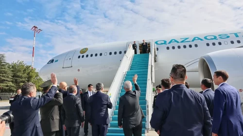 Bakan Bolat Kazakistan ve Kırgızistan cumhurbaşkanlarını uğurladı