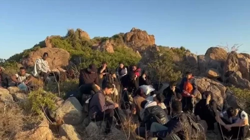 Bodrum'da 34 düzensiz göçmen yakalandı!