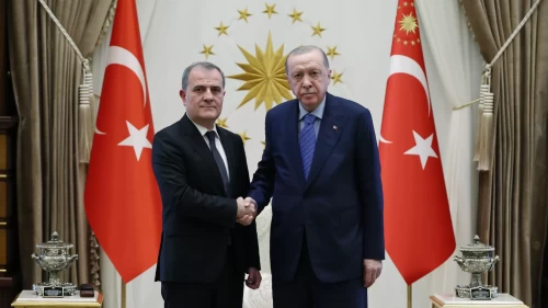 Erdoğan, Azerbaycan Dışişleri Bakanı Bayramov'u kabul etti