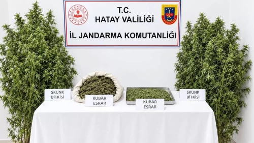 Hatay Altınözü’nde dron destekli uyuşturucu operasyonu
