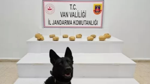 Van’da arazideki çuvaldan uyuşturucu çıktı