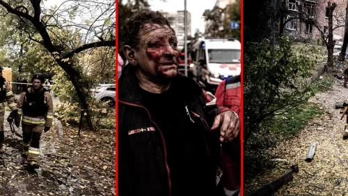 Rusya’nın İHA’ları bu kez Kiev’in şehir merkezini vurdu!