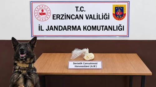 Erzincan’da ev aramasında uyuşturucu hammaddesi bulundu