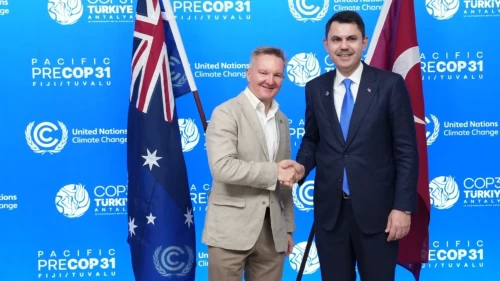 Bakan Kurum, Avustralyalı mevkidaşı Chris Bowen ile görüştü