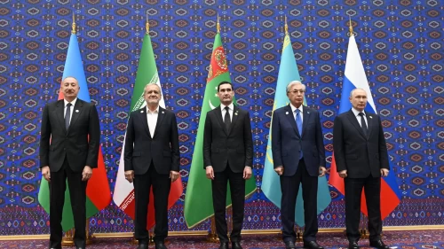 5 ülkenin liderleri Türkmenistan'da buluştu!