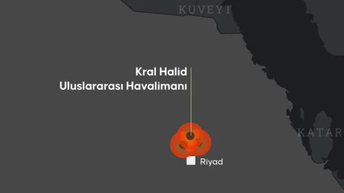 Riyad yolcu terminalinde büyük yangın