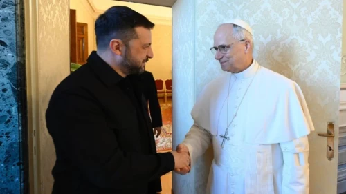 Papa 14. Leo Zelenskiy ile ateşkes talebini paylaştı