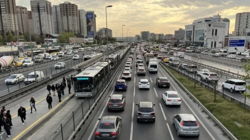 İstanbul’da akşam trafiği kilitlendi