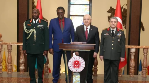 Bakan Yaşar Güler, Gambiyalı mevkidaşı Joof'u Ankara'da ağırladı