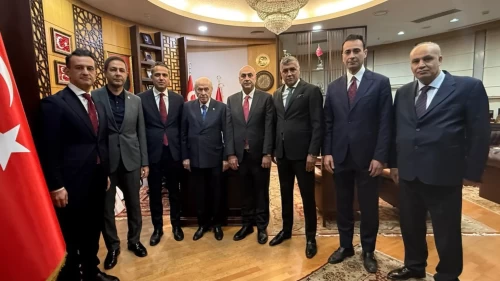 Üçüncü, MHP Lideri Devlet Bahçeli’yi ziyaret etti