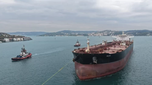 İHA saldırısına uğrayan dev tanker İstanbul Boğazı’nda!