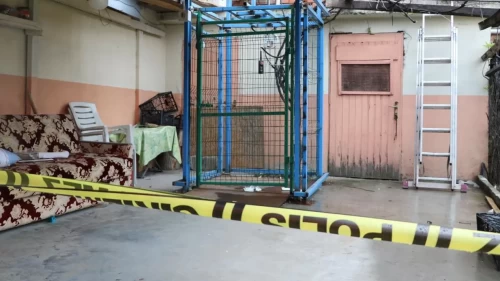 Zonguldak’ta yük asansörü facias!