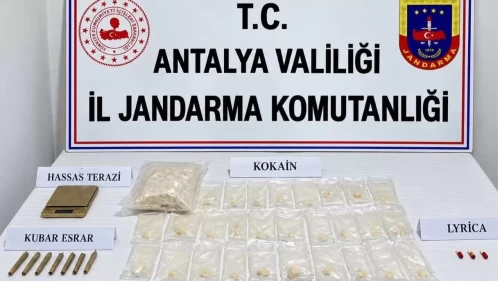Antalya’da uyuşturucu operasyonu