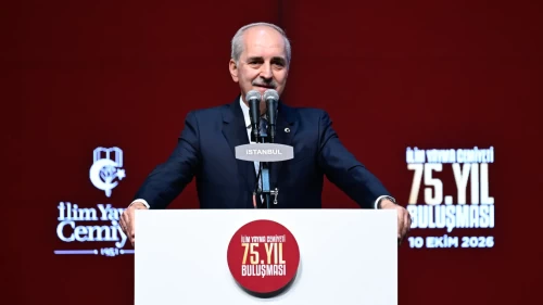 TBMM Başkanı Numan Kurtulmuş, İlim Yayma Cemiyetinin 75 yıllık hikayesini anlattı!
