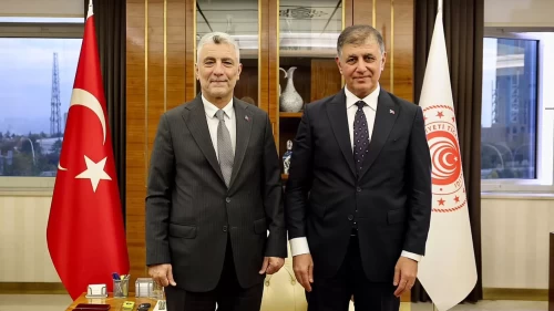 Bakan Bolat, Cemil Tugay’ı kabul etti