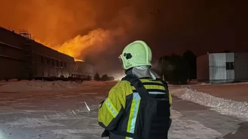 Rusya’dan Ukrayna’ya gece saldırısı! Kiev’de termik santral hedef alındı