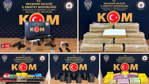Nevşehir'de suç örgütüne dev operasyon!