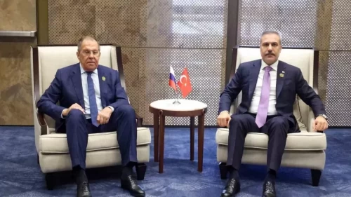 Dışişleri Bakanı Hakan Fidan, Bakü’de Rus mevkidaşı Sergey Lavrov ile görüştü