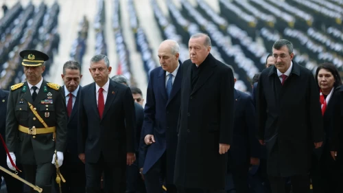 Cumhurbaşkanı Erdoğan’ın Anıtkabir’deki kravatında dikkat çeken detay!