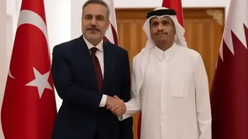 Bakan Fidan, Katar Başbakanı Al Sani ile görüştü