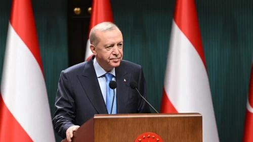 Cumhurbaşkanı Erdoğan açıklama yapıyor