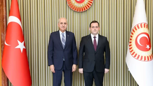 Kurtulmuş, Kuzey Makedonyalı Bakan Zeynula’yı kabul etti