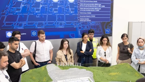 Genç enerji uzmanları Akkuyu NGS’yi ziyaret etti