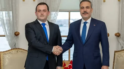 Dışişleri Bakanı Hakan Fidan, Kuzey Makedonya Devlet Bakanı Zeynula'yı kabul etti