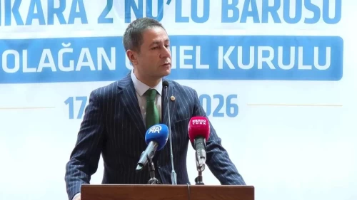 MHP'li Yücel Bulut'tan baro kürsüsünden Terörsüz Türkiye mesajı: 'Kararlı şekilde yolumuza devam edeceğiz'