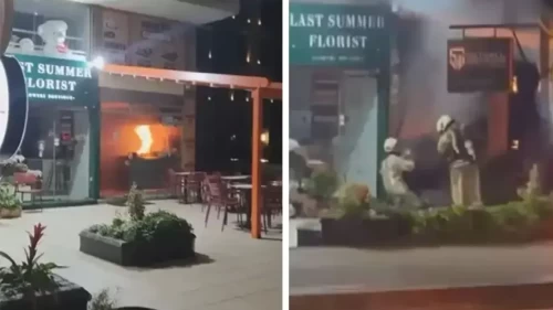 Etiler’de restoranda yangın! Alevler kısa sürede büyüdü