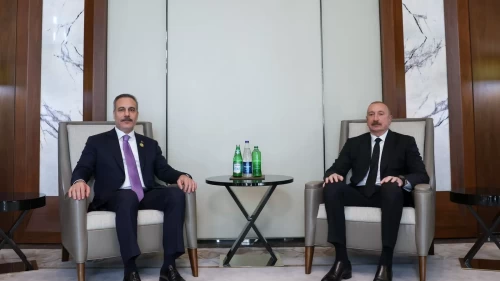 Hakan Fidan, Bakü’de Azerbaycan Cumhurbaşkanı Aliyev ile görüştü