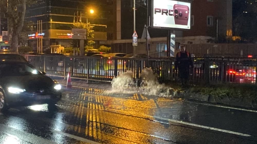 Zincirlikuyu alt geçidinde su baskını