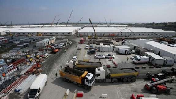 İşte o hastanesinin tamamlanan bölümleri