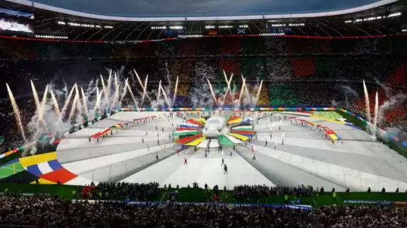 EURO 2024 açılışından muhteşem kareler