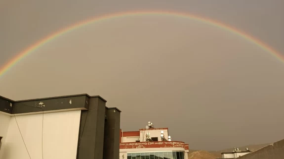 Kozan semalarında göz kamaştıran görüntü