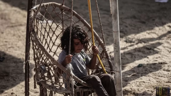 Gazze’de hayatta kalma mücadelesi: Filistinliler En-Nuvari Tepesi’nde çadırlara sığındı