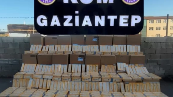 Gaziantep’te kaçak sigara operasyonu: 43 bin paket ele geçirildi
