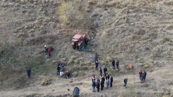 Kırıkkale’de traktör uçuruma yuvarlandı: 1 ölü