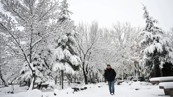 Kayseri’de kar yağışı etkili: Yüksek kesimler beyaza büründü