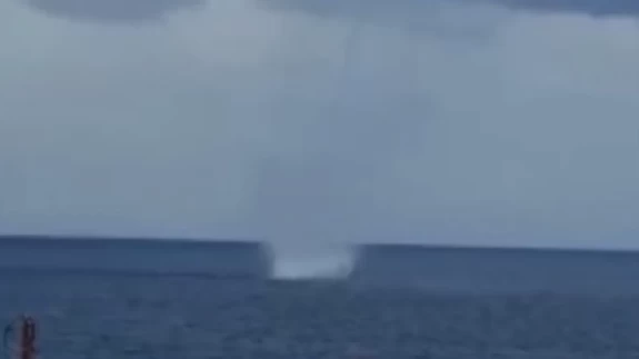 KKTC’de Esentepe sahilinde hortum paniği