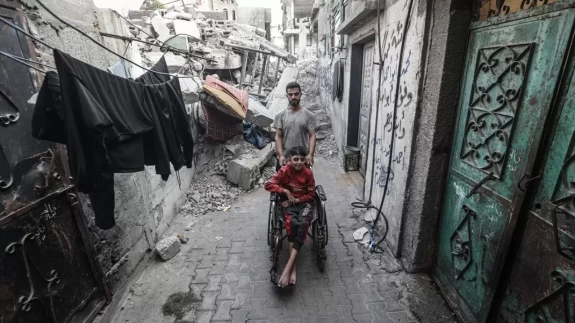 İsrail, Filistinli Reyyan'ın çocukluğunu çalarak tekerlekli sandalyeye mahkum etti