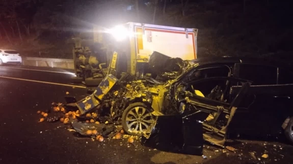 Ümraniye TEM Otoyolu’nda feci kaza