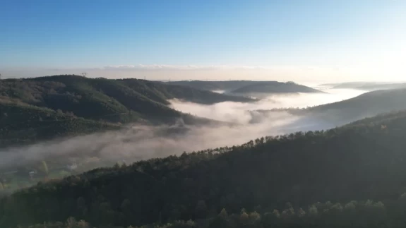 Arnavutköy Boğazköy’de sis masalı