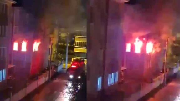 Kütahya’da apartman yangını: Biri bebek 5 kişi kurtarıldı