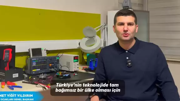 Ülkü Ocakları Eğitim ve Kültür Vakfı Genel Başkanı Ahmet Yiğit Yıldırım milli teknoloji atölyesini anlattı