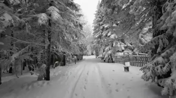 Uludağ'da kartpostallık görüntüler